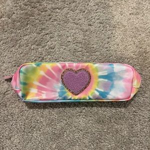 stoney clover rainbow tie dye pencil pouch